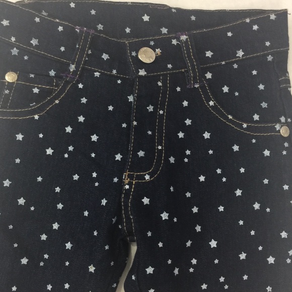 Girls Jeans with Stars size 6 - Picture 4 of 7